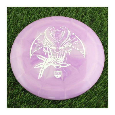 Discmania Lux Vapor Paradigm with Limited Edition Les White Zombie Gremlin Stamp - 175g - Solid Purple