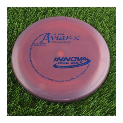 Innova Pro JK Aviar-x with Juliana Korver 5x PDGA Women's World Disc Golf Champion Stamp - 164g - Solid Dark Purple