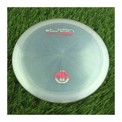 Discraft Elite Z Color Shift Thrasher with Missy Gannon Signature Team Discraft Co-Captain - MG Small Logo Stamp - 172g - Translucent Bluish Grey