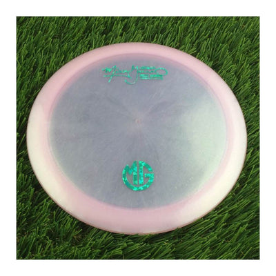 Discraft Elite Z Color Shift Thrasher with Missy Gannon Signature Team Discraft Co-Captain - MG Small Logo Stamp - 172g - Translucent Pink