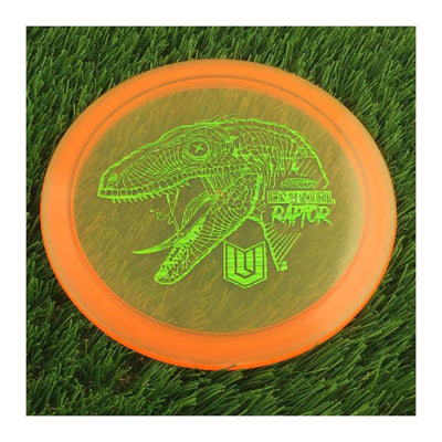 Discraft CryZtal Raptor with Paul Ulibarri - Raptor Head - Uli Logo Stamp - 174g - Translucent Orange