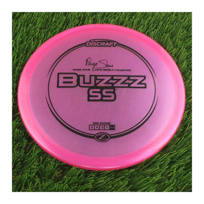 Discraft Elite Z BuzzzSS with Paige Shue - 2018 World Champion Stamp - 176g - Translucent Pink