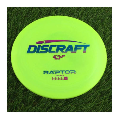 Discraft ESP Raptor with 2023 New Font Stamp - 172g - Solid Green
