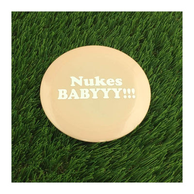 Discraft ESP Mini Nuke Mini with Nukes Babyyy!!! - Ezra Aderhold Stamp - 70g - Solid Light Brown