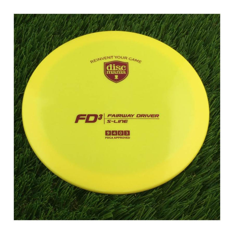 Discmania S-Line Reinvented FD3 - 169g - Solid Yellow