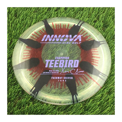 Innova Champion I-Dye Teebird with Ken Climo 12x World Champion Burst Logo Stamp - 170g - Translucent Dyed