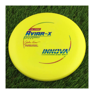 Innova Pro JK Aviar-x with Juliana Korver - 5 Time World Champion Stamp - 175g - Solid Yellow