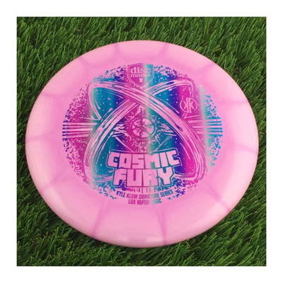 Discmania Evolution Lux Vapor Logic with Cosmic Fury - Kyle Klein Signature Series Stamp - 176g - Solid Pink