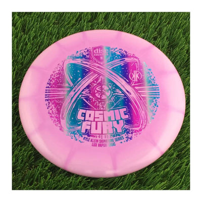 Discmania Evolution Lux Vapor Logic with Cosmic Fury - Kyle Klein Signature Series Stamp - 176g - Solid Pink