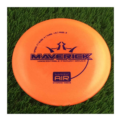 Dynamic Discs Lucid Air Maverick - 162g - Translucent Orange