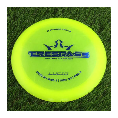 Dynamic Discs Lucid Trespass - 171g - Translucent Yellow