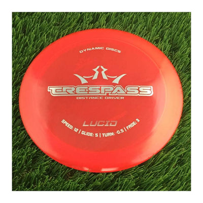 Dynamic Discs Lucid Trespass - 175g - Translucent Red