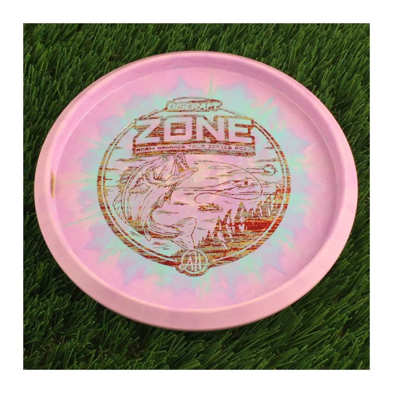 Discraft ESP Swirl Zone with Adam Hammes Tour Series 2023 Stamp - 172g - Solid Pink