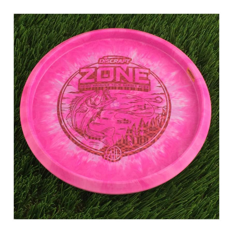 Discraft ESP Swirl Zone with Adam Hammes Tour Series 2023 Stamp - 174g - Solid Pink