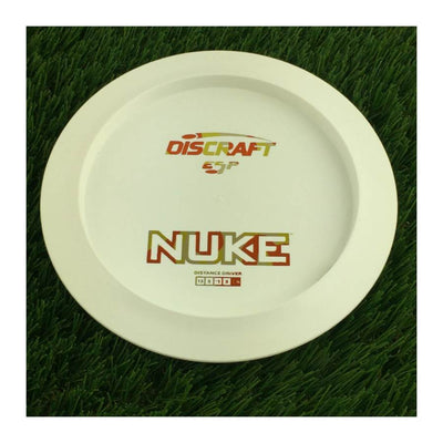 Discraft ESP Nuke with Dye Line Blank Top Bottom Stamp - 172g - Solid White