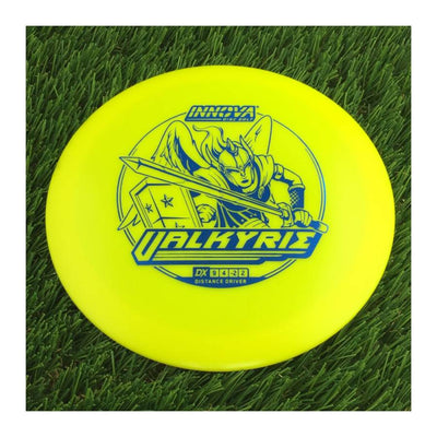 Innova DX Valkyrie with Burst Logo Stock Stamp - 138g - Solid Yellow