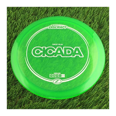 Discraft Elite Z Cicada with First Run Stamp - 169g - Translucent Green