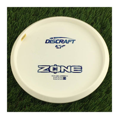 Discraft ESP Zone with Dye Line Blank Top Bottom Stamp - 172g - Solid White