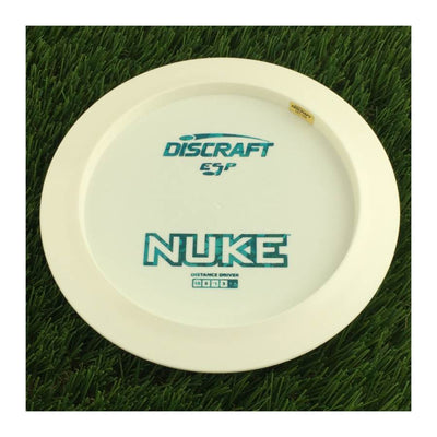 Discraft ESP Nuke with Dye Line Blank Top Bottom Stamp - 169g - Solid White