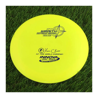 Innova Star Wraith with Ken Climo 12 Time World Champion Signature Stamp - 150g - Solid Yellow