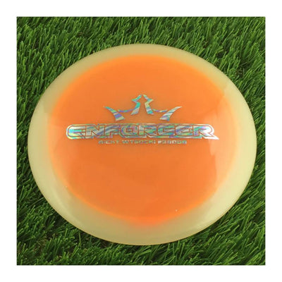 Dynamic Discs Lucid Moonshine Orbit Enforcer with Ricky Wysocki #38008 Stamp - 175g - Translucent Orange