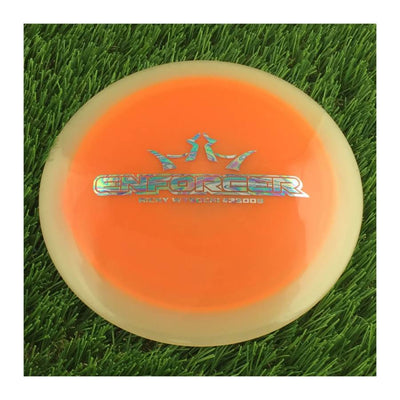Dynamic Discs Lucid Moonshine Orbit Enforcer with Ricky Wysocki #38008 Stamp - 174g - Translucent Orange