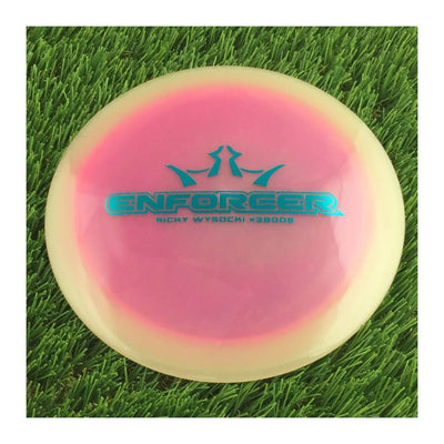 Dynamic Discs Lucid Moonshine Orbit Enforcer with Ricky Wysocki #38008 Stamp - 175g - Translucent Pink