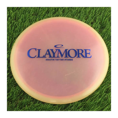 Latitude 64 Opto Orbit Moonshine Glow Claymore with Kristin Tattar #73986 Stamp - 177g - Translucent Light Pink