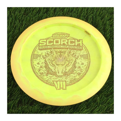Discraft ESP Swirl Scorch with Valerie Mandujano Tour Series 2023 Stamp - 172g - Solid Yellow