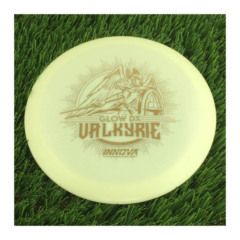 Innova DX Glow Valkyrie with Stock Character Stamp - 138g - Solid White