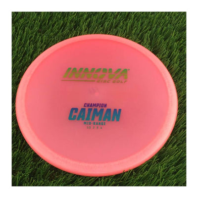 Innova Champion Caiman with Burst Logo Stock Stamp - 171g - Translucent Pink
