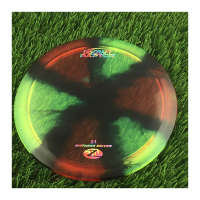 Discraft Elite Z Fly-Dyed Raptor with 2023 New Font Stamp - 174g - Translucent Dyed