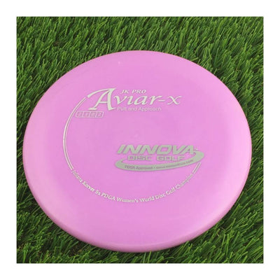 Innova Pro JK Aviar-x with Juliana Korver 5x PDGA Women's World Disc Golf Champion Stamp - 169g - Solid Purple