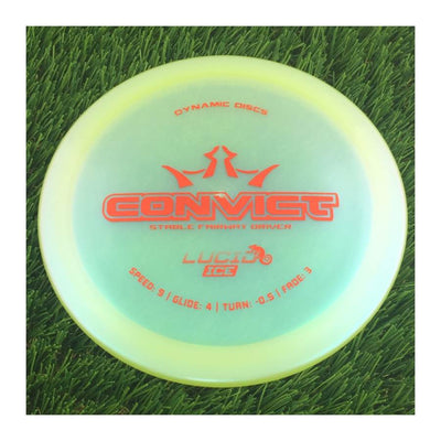 Dynamic Discs Lucid Ice Chameleon Convict - 175g - Translucent Pale Yellow