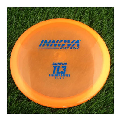 Innova Champion TL3 with Burst Logo Stock Stamp - 159g - Translucent Orange