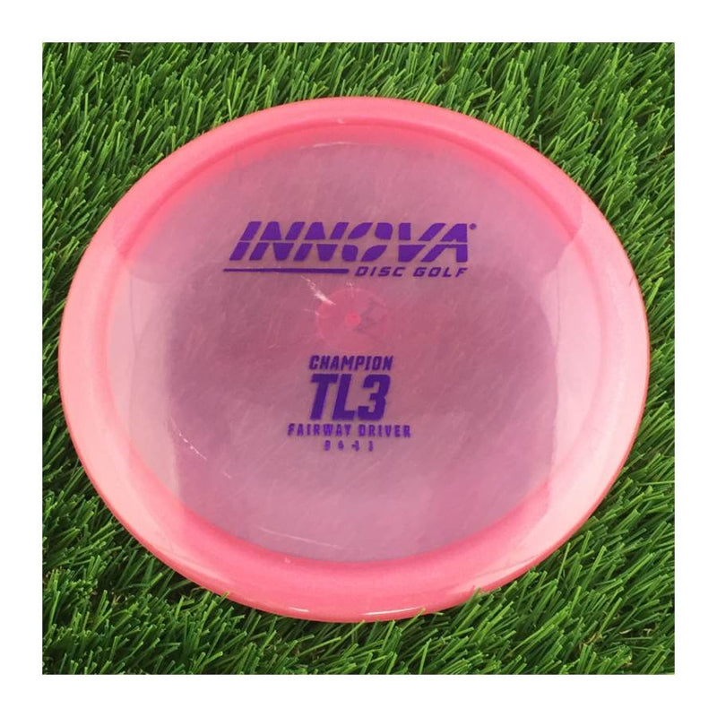 Innova Champion TL3 with Burst Logo Stock Stamp - 159g - Translucent Pink