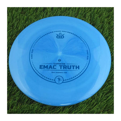 Dynamic Discs Supreme EMAC Truth with First Run Stamp - 176g - Solid Blue