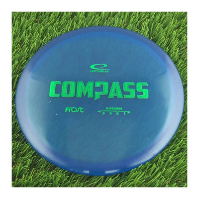 Latitude 64 Frost Line Compass with Frost Stock Stamp - 177g - Translucent Blue