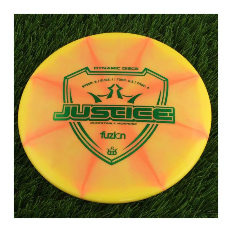 Dynamic Discs Fuzion Burst Justice - 176g - Solid Orange