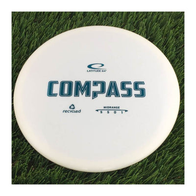 Latitude 64 Recycled Compass - 179g - Solid White