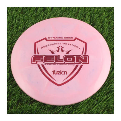 Dynamic Discs Fuzion Burst Felon - 174g - Solid Light Pink