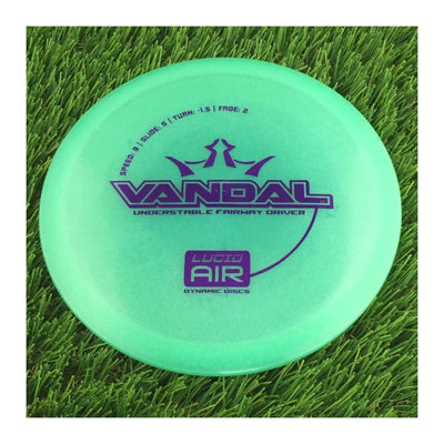 Dynamic Discs Lucid Air Vandal - 157g - Translucent Turquoise Green