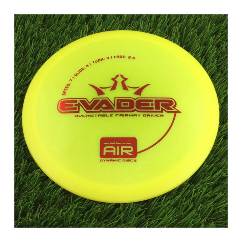 Dynamic Discs Lucid Air Evader - 156g - Translucent Yellow