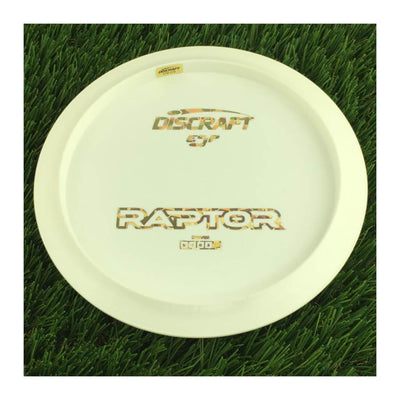 Discraft ESP Raptor with Dye Line Blank Top Bottom Stamp - 172g - Solid White