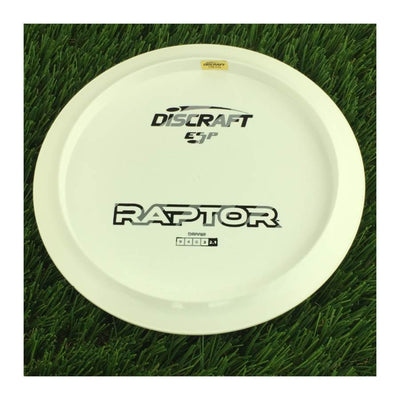 Discraft ESP Raptor with Dye Line Blank Top Bottom Stamp - 172g - Solid White