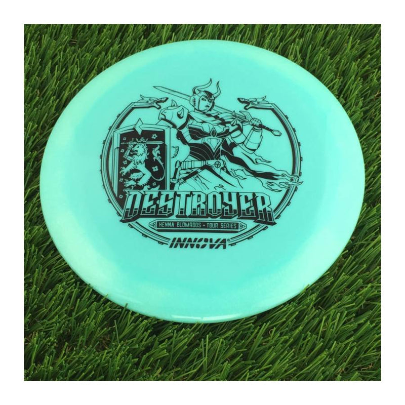 Innova Star Color Glow Destroyer with Henna Blomroos Tour Series 2023 Stamp - 175g - Solid Blue