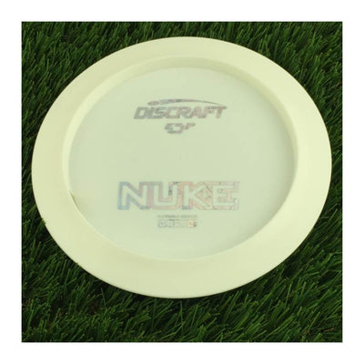 Discraft ESP Nuke with Dye Line Blank Top Bottom Stamp - 174g - Solid White