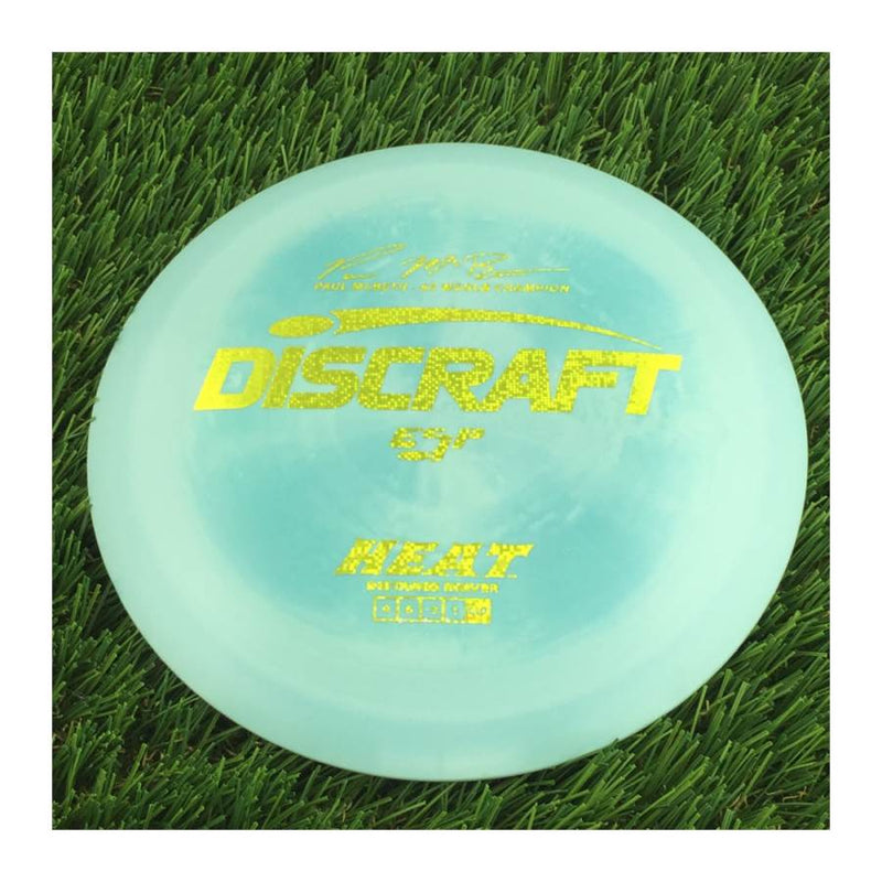 Discraft ESP Heat with Paul McBeth - 6x World Champion Signature Stamp - 169g - Solid Teal Green