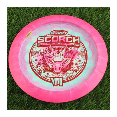 Discraft ESP Swirl Scorch with Valerie Mandujano Tour Series 2023 Stamp - 174g - Solid Pink