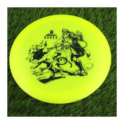 Discraft Big Z Collection Hades with Big Z Stock Stamp with Inside Rim Embossed PM Paul McBeth Stamp - 174g - Solid Yellow